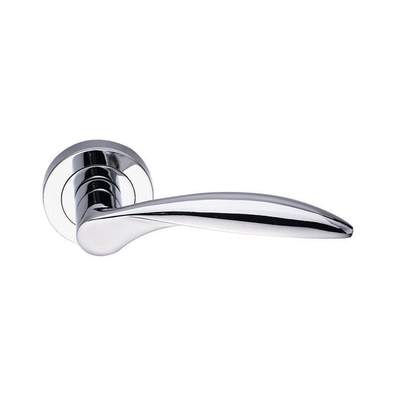Rosette ajusté pour les portes de la pièce, chrome